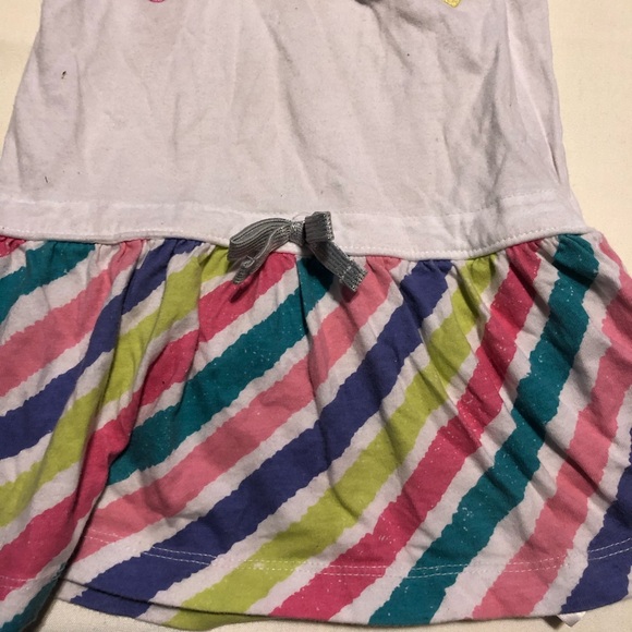 Converse Toddler Rainbow Logo Hooded Dress sz: 12m - Picture 4 of 5